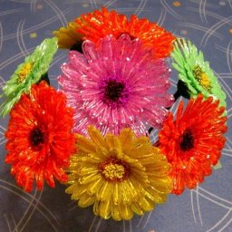 Герберы из бисера