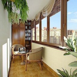 Идеи организации пространства на лоджии