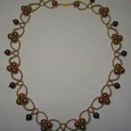 ​Колье "Самоварное золото"