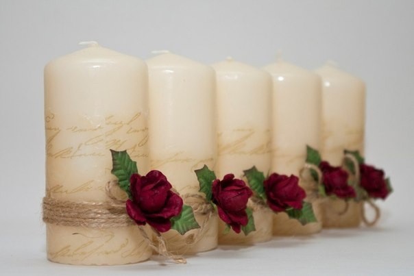 Декорируем свечи