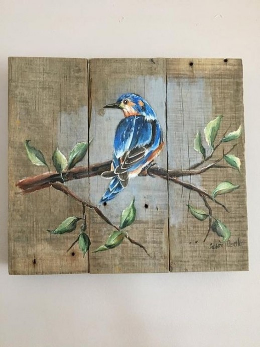 Птички на дощечках