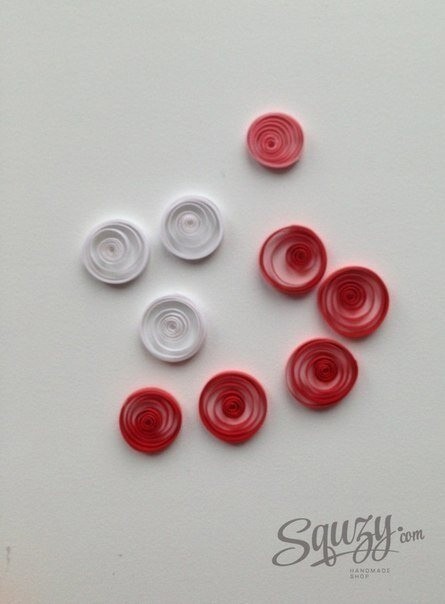 Цветочная открытка в технике квиллинга Цветочная открытка в технике квиллинга