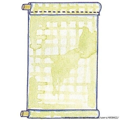 Рулонная штора своими руками