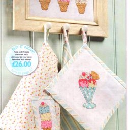 Вышиваем мороженое