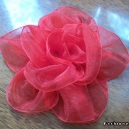 Цветок из ленты своими руками