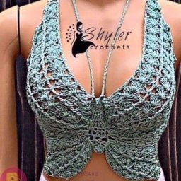 ​Топ в форме бабочки