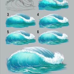 Как рисовать воду