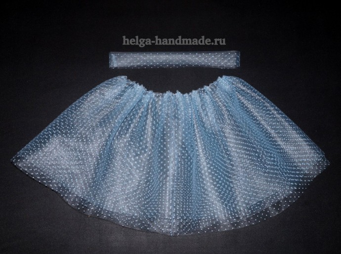 Пышная юбка из фатина (лёгкий способ)