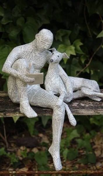 Скульптуры собак из газет: идеи для вдохновенного творчества