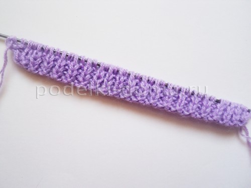 Следки на двух спицах