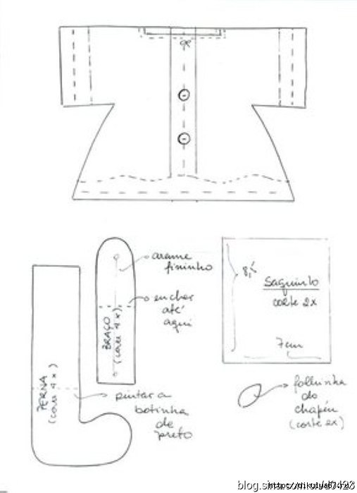 Текстильные Деды Морозы