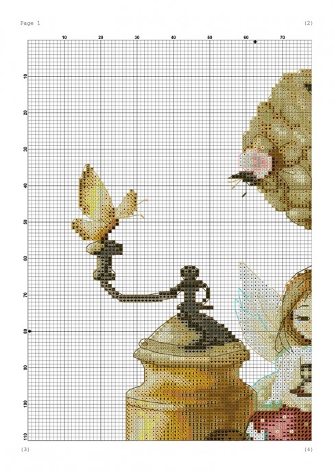 Вышитая феечка с кофемолкой