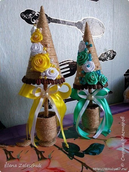 ​Ёлочки из джута