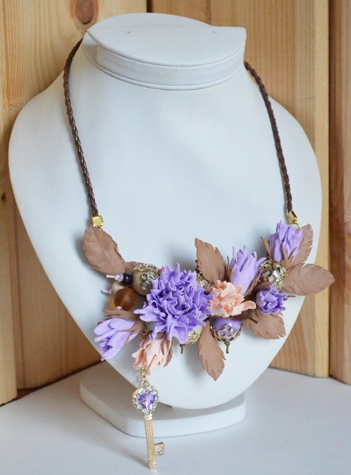 ​Идеи ярких и красочных колье к новому году