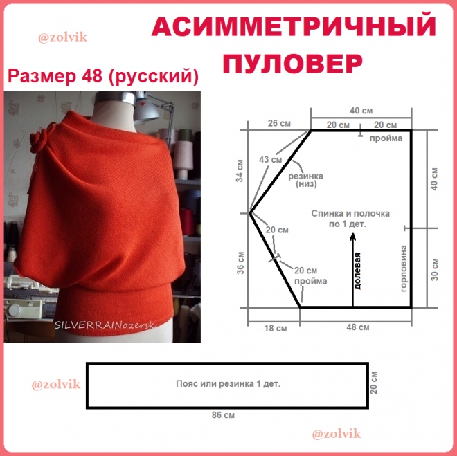 Интересные идеи блузок и не только: с выкройками или вариантами моделирования