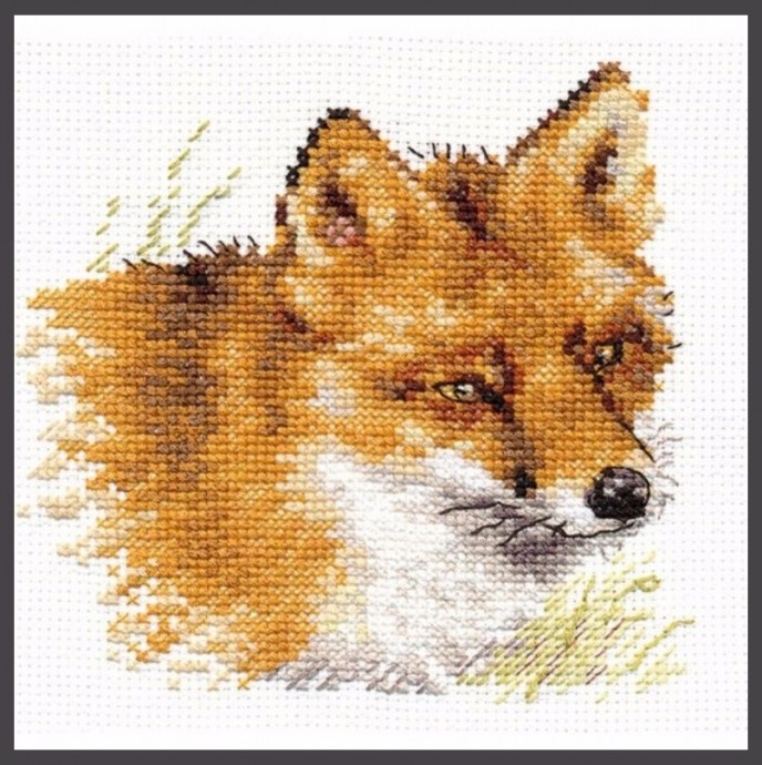 ​Вышиваем лисичку крестиком