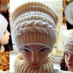 Шапка–кубанка спицами