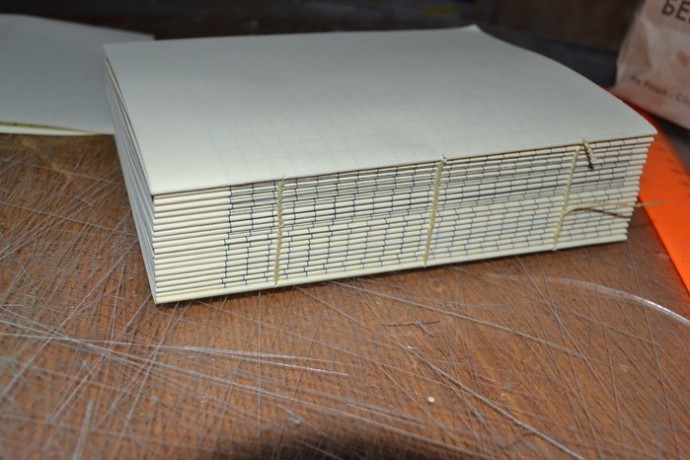 Блокнот в красивой бумажной обложке