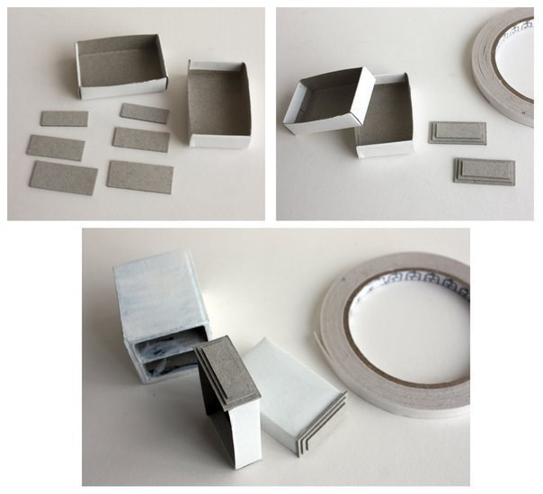 Мини-комодик с цветами