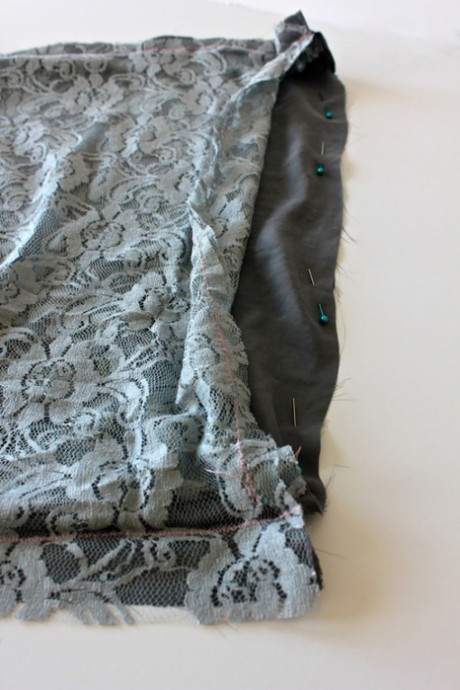 Шьем снуд из кружева и шёлка: мастер-класс