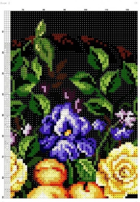 Вышивка крестиком под русские мотивы