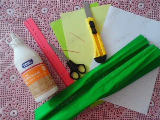 Хризантемы в технике квиллинг