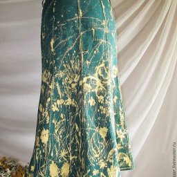 Расписываем юбку белизной из шприца