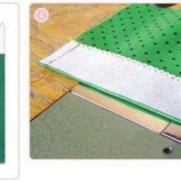 Обработка накладных карманов