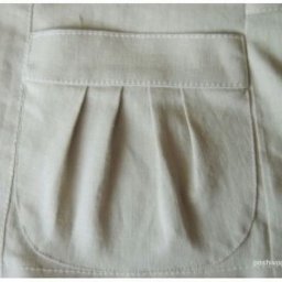 Накладной карман со сборкой