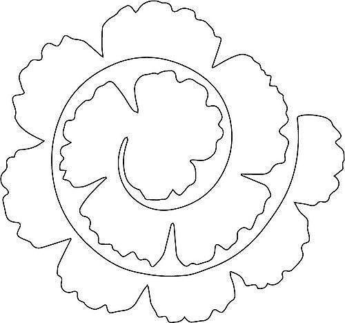 Объемные цветы из фетра: шаблоны для вырезания