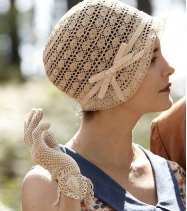 Вязаные перчатки