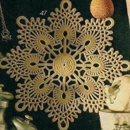 Восьмиугольные мотивы крючком