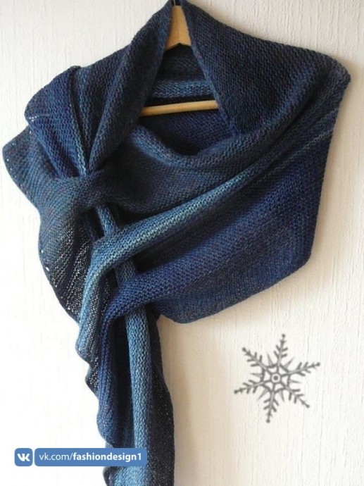 Интересная и простая идея шарфа