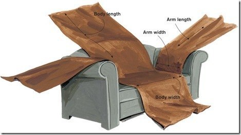 Интересная идея чехла для дивана