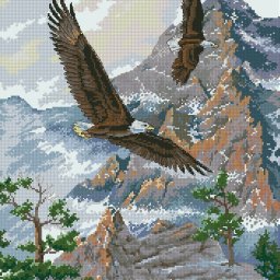 ​Орёл над скалами