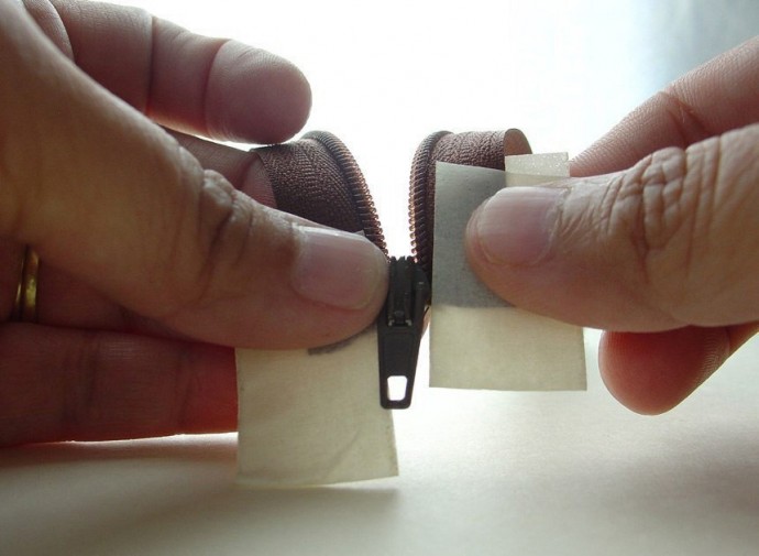 Возвращение бегунка на молнию Возвращение бегунка на молнию