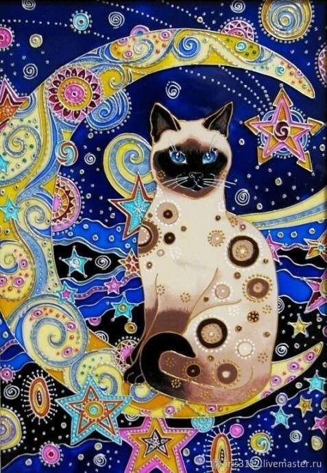 Витражные котики