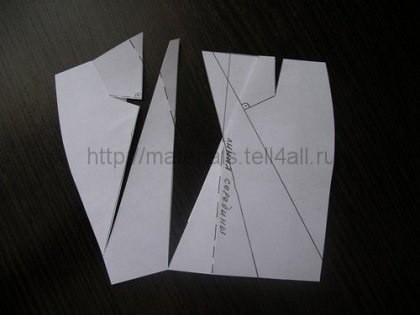 Моделирование нижней части платья в клетку