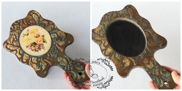 Зеркало "Винтажный букет"