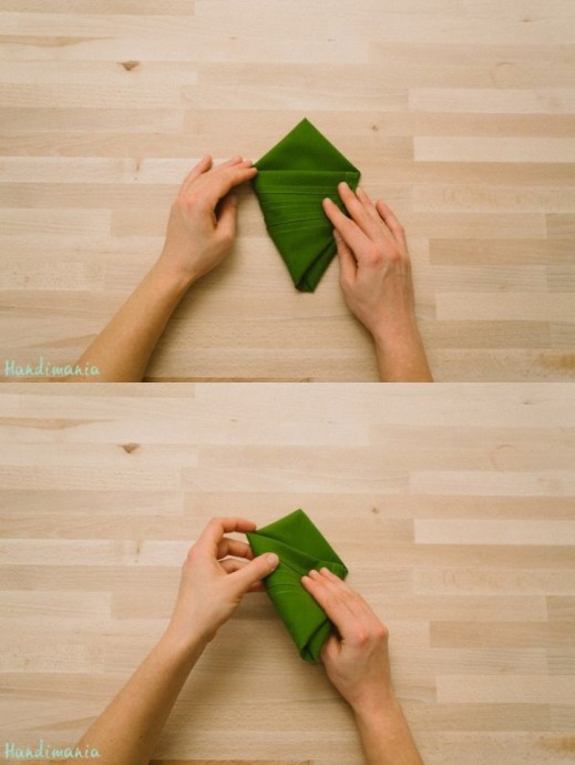 Ёлочка из салфетки