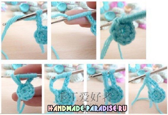 Симпатичные сидушки и коврики витыми столбиками