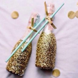 ​Украшение новогодних бутылок