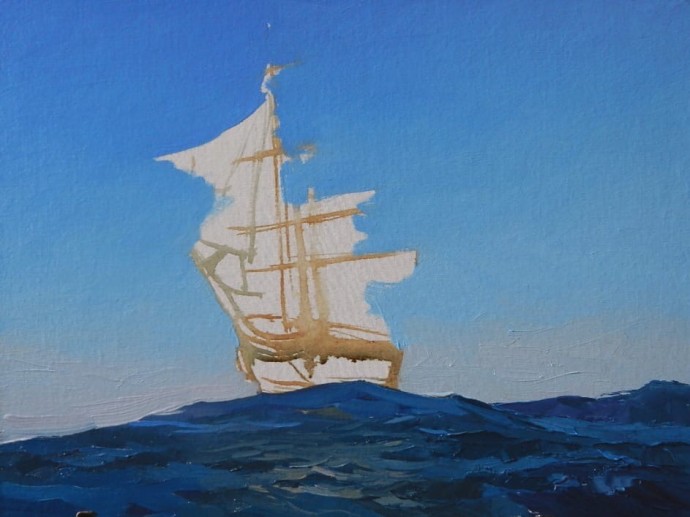 Мастер-класс по живописи "Морской пейзаж" Мастер-класс по живописи "Морской пейзаж"