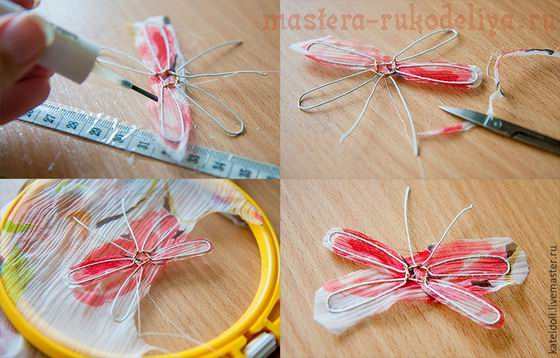 Очаровательная брошь-стрекоза