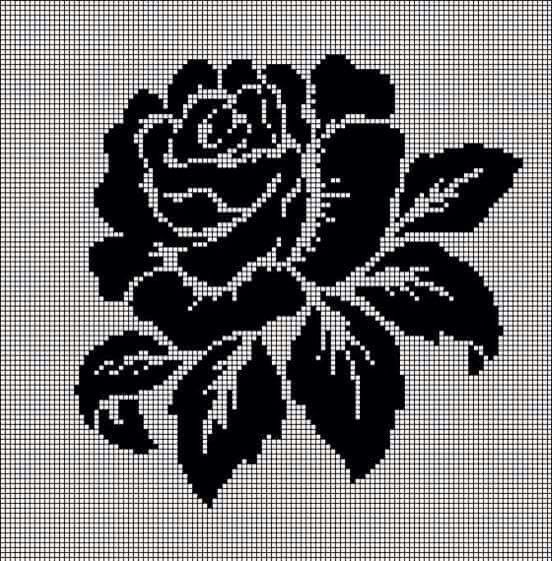 Самые красивые схемы для филейного вязания