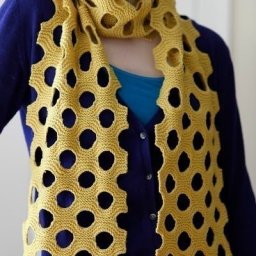 ​Шарфик "Швейцарский сыр"