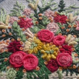 Вышивка рококо  - розы: мастер-класс