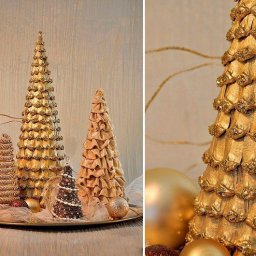 ​Ёлочка из чешуек шишек