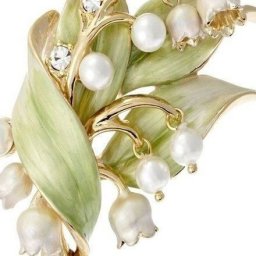 ​Броши в виде ландышей: идеи для творческого вдохновения