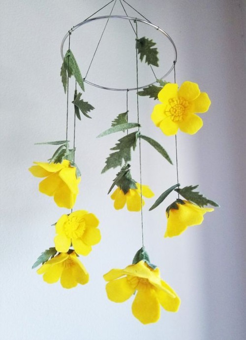Цветочные мобили